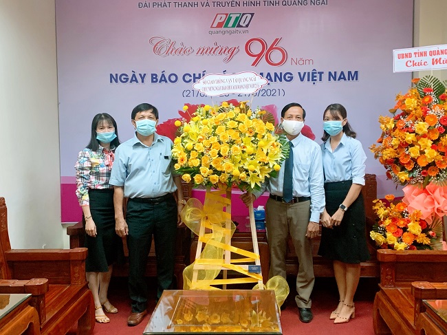 Sở GTVT Quảng Ngãi: thăm, chúc mừng các cơ quan báo chí nhân kỉ niệm 96 năm Ngày Báo chí cách mạng Việt Nam (21/6/1925-21/6/2021)