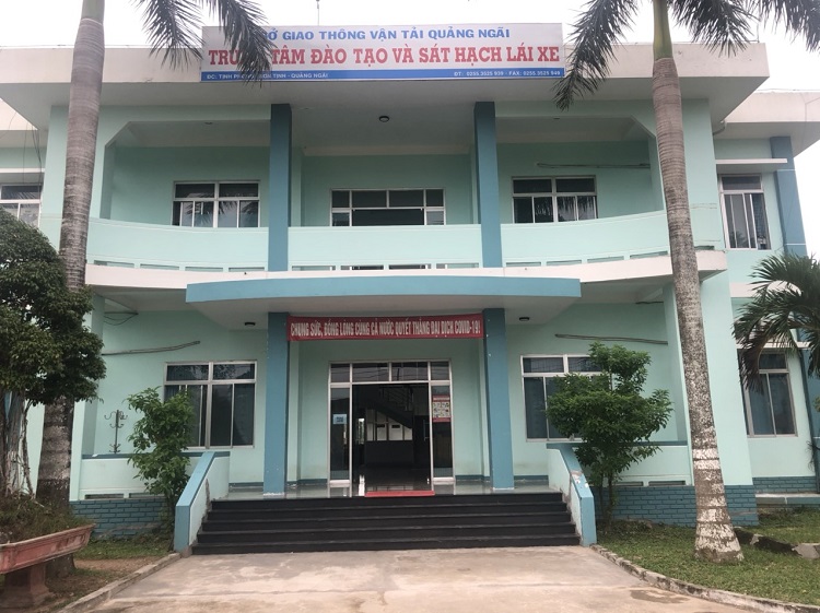 Trung tâm đào tạo và sát hạch lái xe tỉnh Quảng Ngãi: Bảo dưỡng, sửa chữa trụ sở làm việc