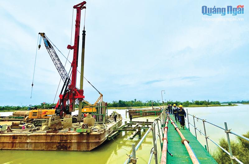 Công trình đường ven biển Dung Quất - Sa Huỳnh (giai đoạn IIa) vượt tiến độ