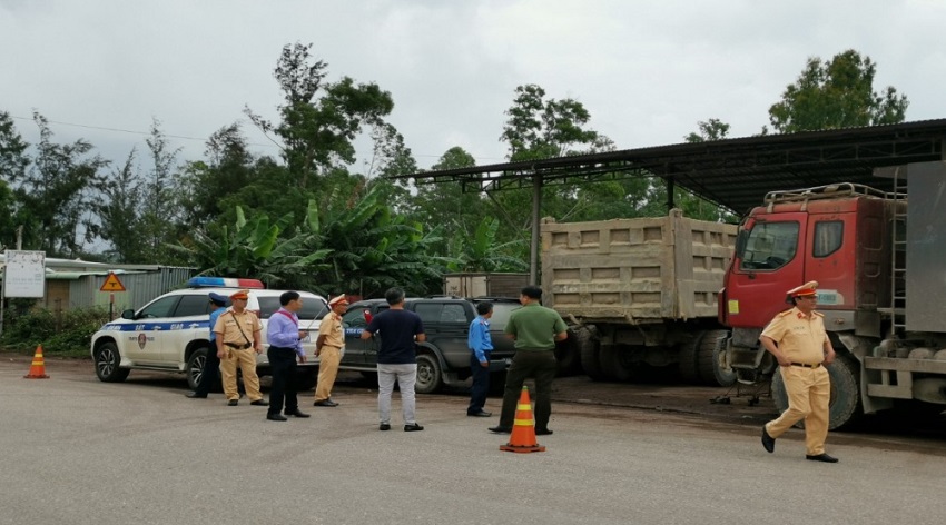 Một doanh nghiệp vận tải có dấu hiệu bất thường đang hoạt động trên địa bàn KKT Dung Quất