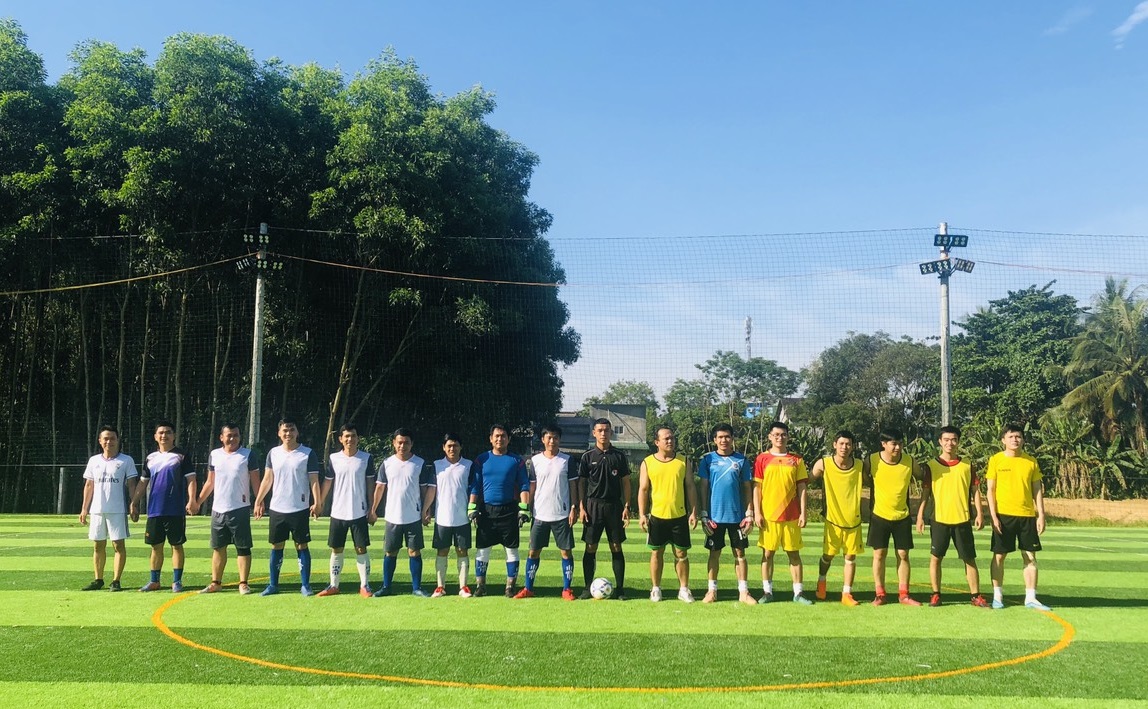 Đoàn thanh niên Sở Giao thông vận tải giao lưu bóng đá với Đoàn thanh niên Agribank Quảng Ngãi